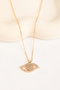 Heliophilia Silver Collar de Metal en Oro con Recubrimiento de Laca ELKGC68389